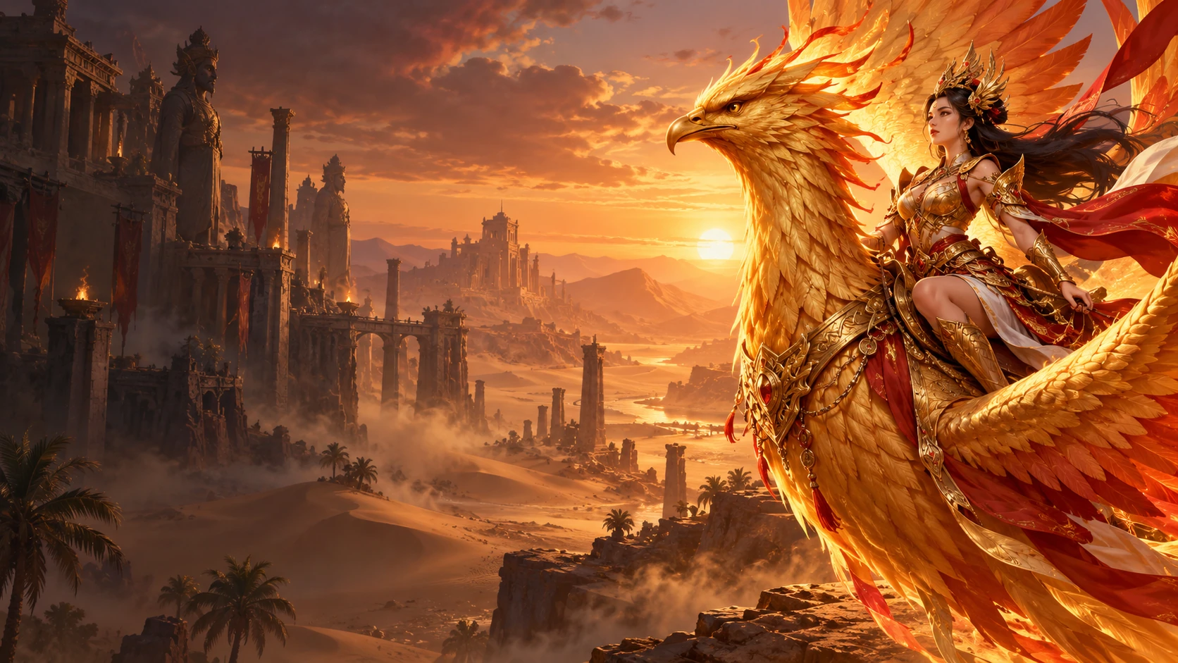 huui668 — Penunggang Phoenix — karakter di sisi kanan